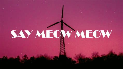 celine say meow meow|Say Meow Meow .